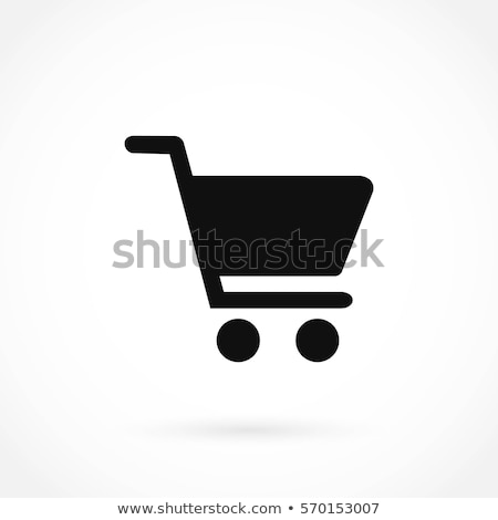 Foto stock: Shopping Cart Commercial Icon