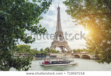 Stock fotó: Ships At The River Seine