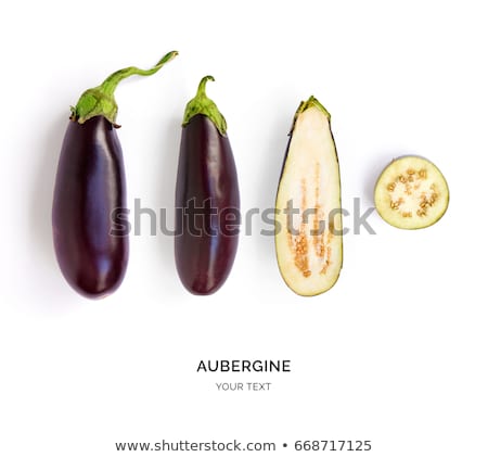 [[stock_photo]]: Eggplant Or Aubergine Vegetable On White Background
