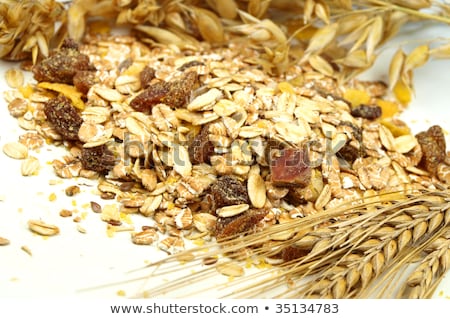 Stock photo: Musli - Mixed Nuts Raisins And Dried Fruit
