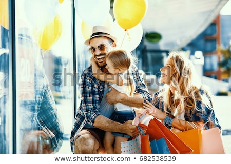 Stock photo: Family In Shop