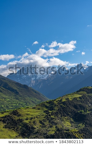 Foto stock: Tibetan Mountains Landscape