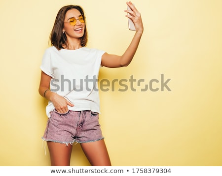 Stockfoto: Fashion Photo Sexy Girl In Jeans