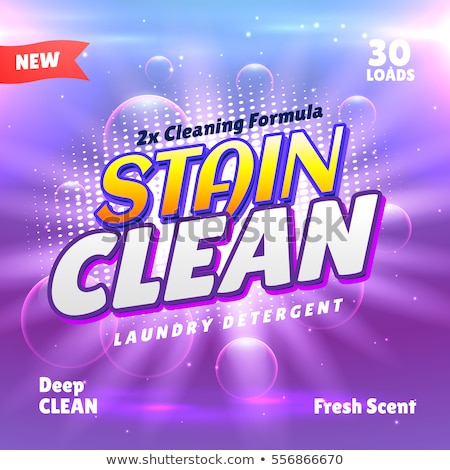 Stock photo: Amazing Product Packaging Concept Of Laundry Detergent