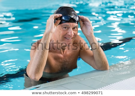 Stock fotó: Mature Man After Swimming