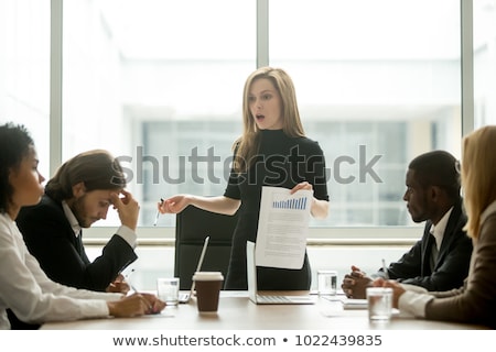 Foto stock: Meeting Difficulty