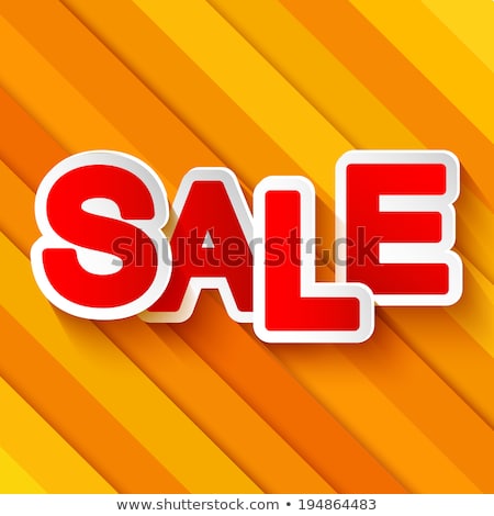 Foto stock: Red And Yellow Sale Buttons