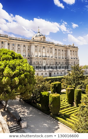ストックフォト: The Royal Palace Palacio De Oriente Madrid Landmark