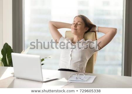 [[stock_photo]]: Businesswoman Relaxing
