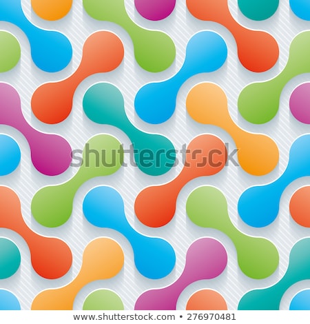 Seamless Texture White Puzzle 3d Image Stock fotó © ALMAGAMI