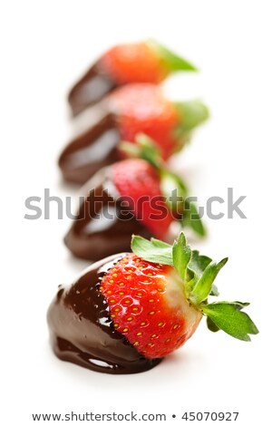 Foto d'archivio: Decadent Chocolate Coated Fruits