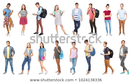 Foto d'archivio: Education Concept On White Background