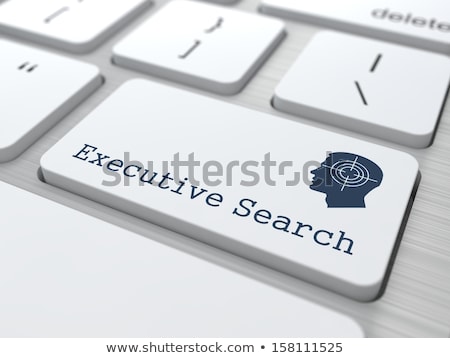 White Keyboard With Executive Search Button [[stock_photo]] © Tashatuvango