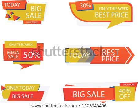 Foto stock: Midnight Offer Red Vector Icon Design