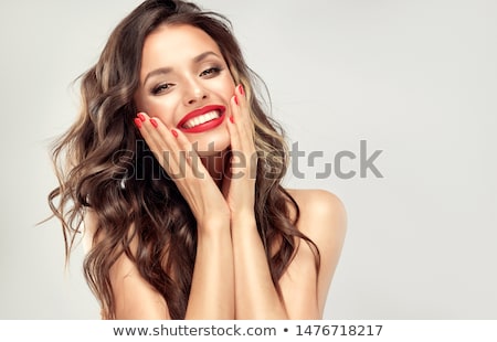 [[stock_photo]]: Emme · aux · lèvres · rouges