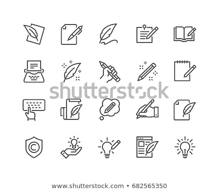 Foto stock: Note Book Icon Simple Illustration