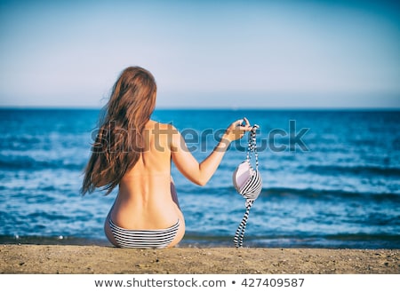 Stok fotoğraf: Topless In Bikini