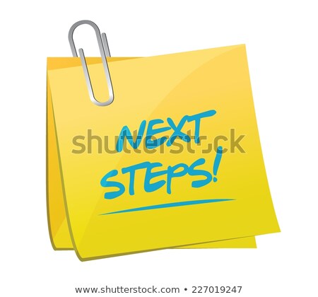 Steps To Follow Illustration Design Over A White Background Stock photo © alexmillos