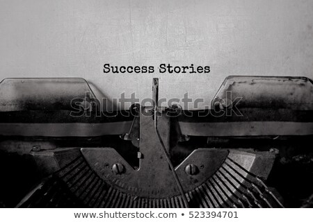 Сток-фото: Success Stories Closeup Of Keyboard