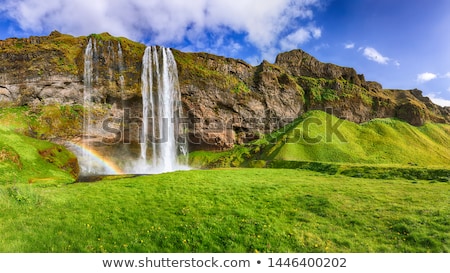 Stockfoto: Seljalandsfoss Waterfall On River Seljalandsa Iceland