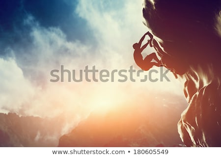 Stock photo: Free Climbing