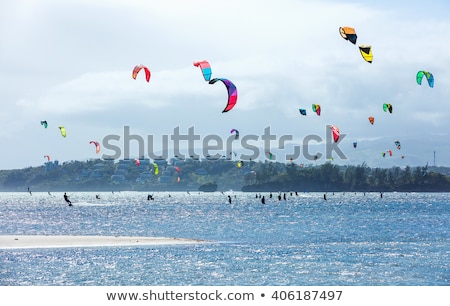 Foto stock: Kite Surfing On Boracay