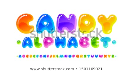 Colorful Jelly Candies Background Stok fotoğraf © polygraphus
