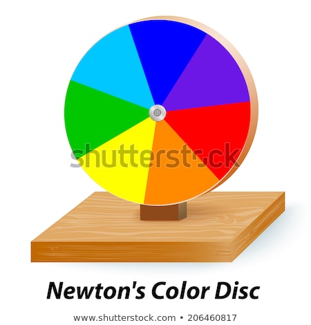 Foto stock: Newtons Color Disc Wheel