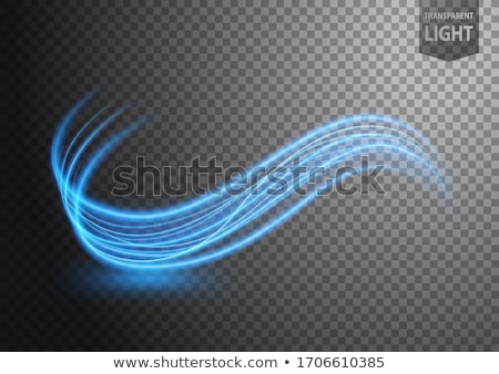 Stok fotoğraf: Transparent Light Effect With Trails And Sparkles