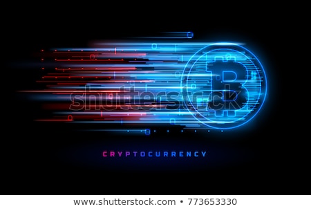 [[stock_photo]]: Digital Data Figures And Cryptocurrency Hologram