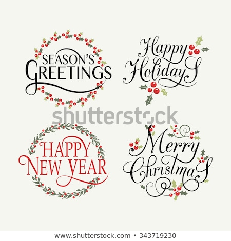 Zdjęcia stock: Gifts Ornaments And Text Seasons Greetings