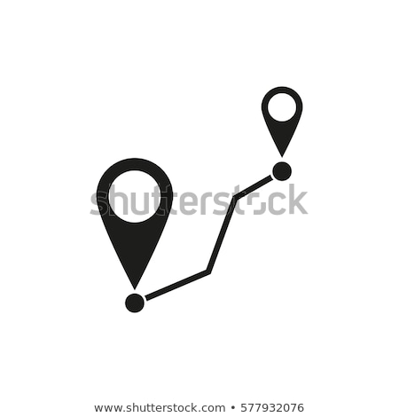 Stock fotó: Map Pin Gps Destination Icon Navigation Marker Stock Vector Illustration Isolated On White Backgro