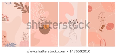 Foto stock: Creative Elegance Web And Nature Sign