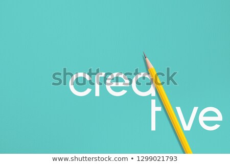 Stock photo: Abstract Composition With Green Yellow Plane On White