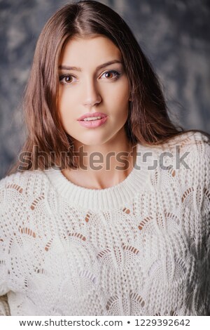 Stock photo: Hair Style And Cute Lady Close Up Potrait