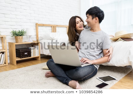 Stock photo: Lovers Looking Each Other In Bed