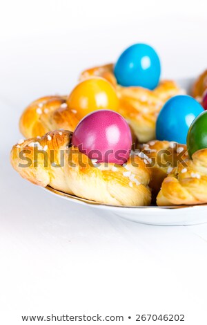 Stock fotó: Easter Plaited Bun