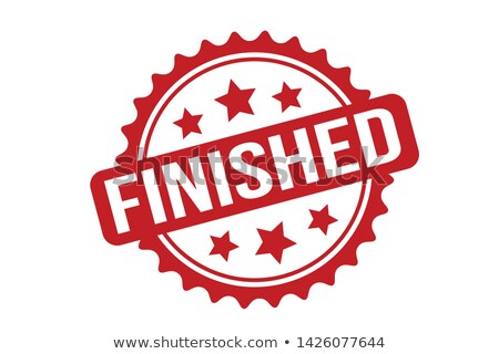 Stockfoto: Finished Stamp