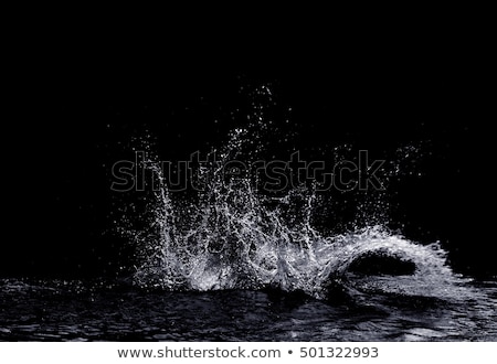 Сток-фото: Water Splash Isolated On White