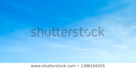 Stockfoto: Cloudy Blurred Blue Sky