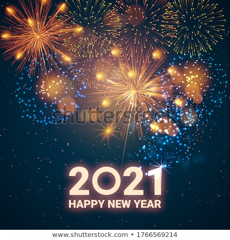 Stock foto: Merry Christmas Greeting Text Sparkler Burns Fire