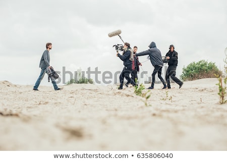 Stock fotó: Cameraman Filming