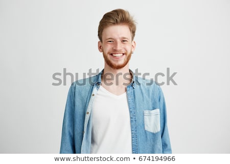 Foto stock: Young Blond Looking At Camera