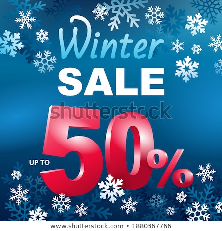 Stock photo: Seasonal Or Holiday Sales Concept Up To Fifty Percent