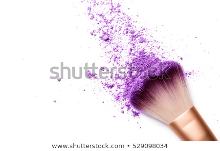 Stok fotoğraf: Makeup Brush And Powder