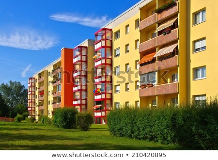 Сток-фото: Grossraeschen Apartment Blocks