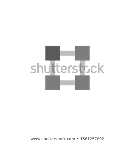 Stock photo: Org Unit Vector Symbol Line Icon