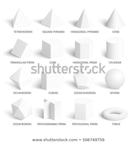 Foto stock: All Basic 3d Shapes