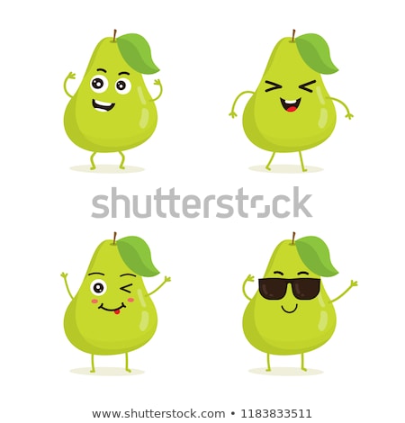 Foto stock: Differences The Funny Pear