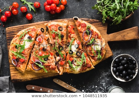 Сток-фото: Homemade Pizza With Organic Vegetables